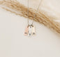 Wild Bison Triple Pendant Mixed Metal Necklace