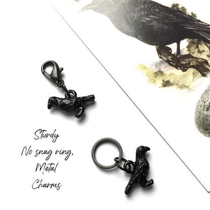 Crow Stitch Marker — Round