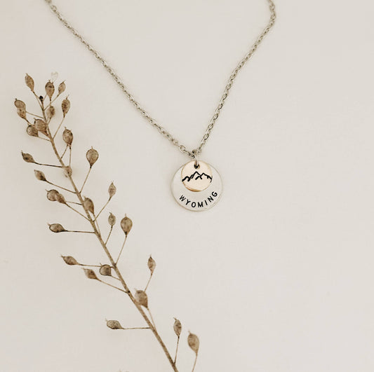 Wyoming Range Necklace: Copper