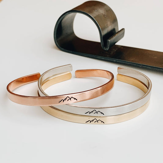 Peak Metal Cuff — 3/8"