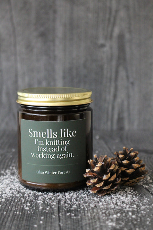 Winter Forest Candle