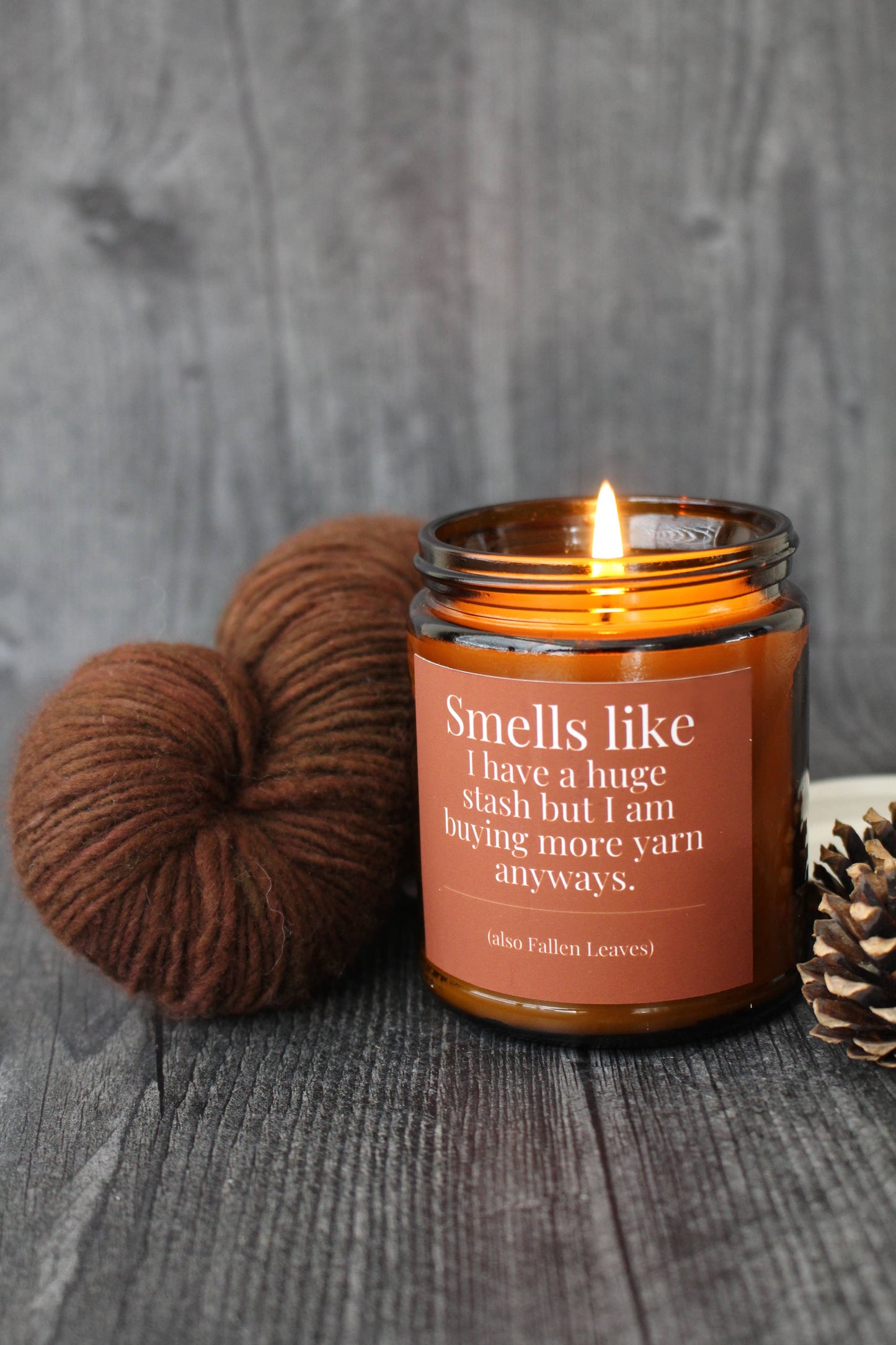 Fallen Leaves Candle