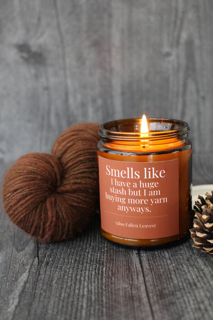Fallen Leaves Candle
