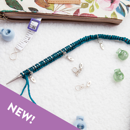 Cast On Counting Stitch Markers — Count by 20s: Base Set (20–100)