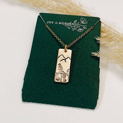 Wildflowers Dancing Necklace - Silver