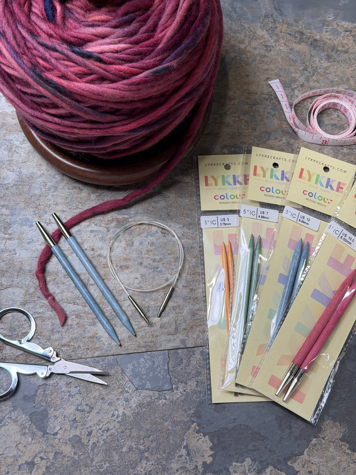 LYKKE Interchangeable Knitting Needle Cords