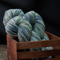 Hand-Painted Organic Merino Wool Yarn – Fingering Weight Skein