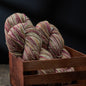 Hand-Painted Organic Merino Wool Yarn – Fingering Weight Skein
