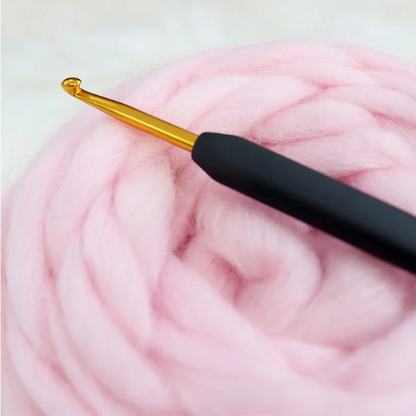 Soft Feel Gold Crochet Hook