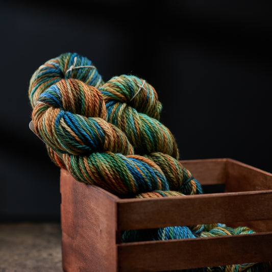 Bulky Superwash Merino Wool Yarn – 3-Ply, Hand-Dyed Colorways