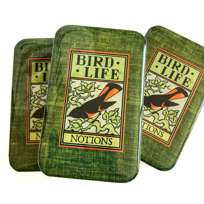 Bird Life Notions Tin
