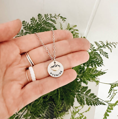 Wyoming Range Necklace: Copper