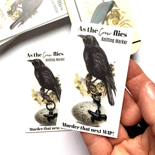 Crow Stitch Marker — Round